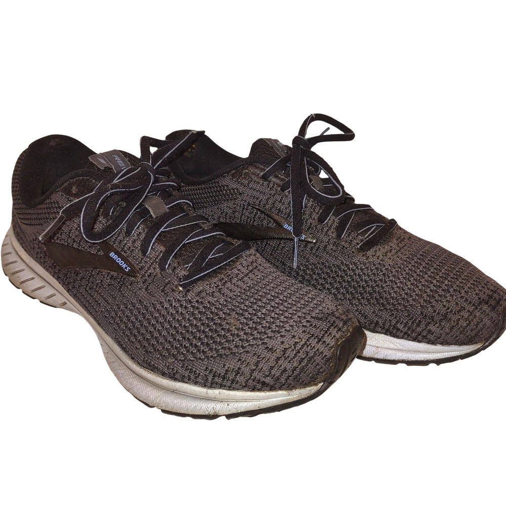 Brooks Revel 3 Womens Running Shoes Black Grey Knit 1203021B032 Size 9.5 B